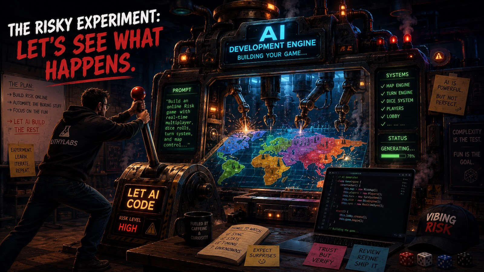 The Risky Experiment: Building a Game Without Writing Code